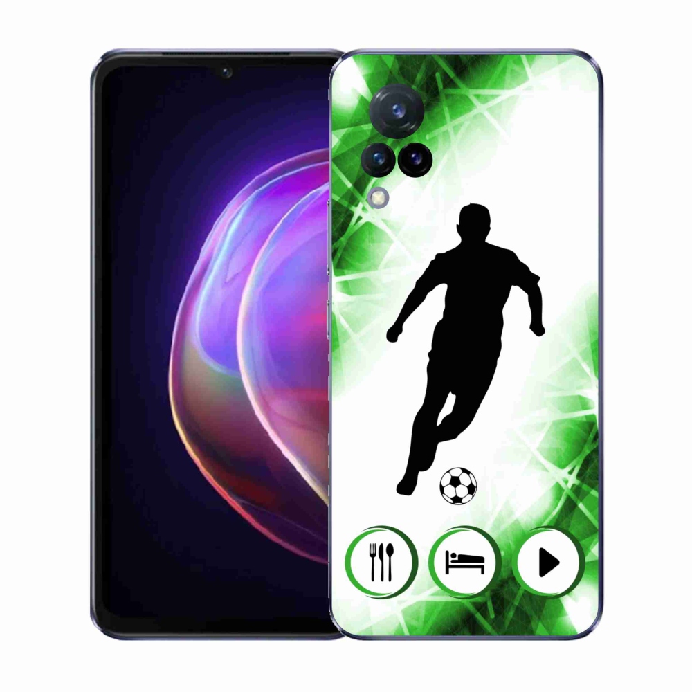 Gelový kryt mmCase na Vivo V21 4G/5G - fotbalista