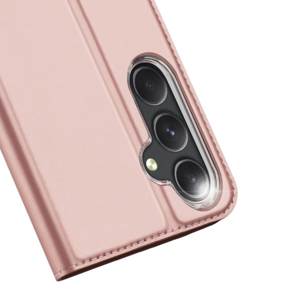 DUX knížkové pouzdro na Samsung Galaxy S23 FE - růžovozlaté
