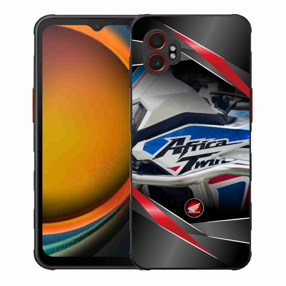 Gelový kryt mmCase na Samsung Galaxy Xcover 7 Pro - motorka honda