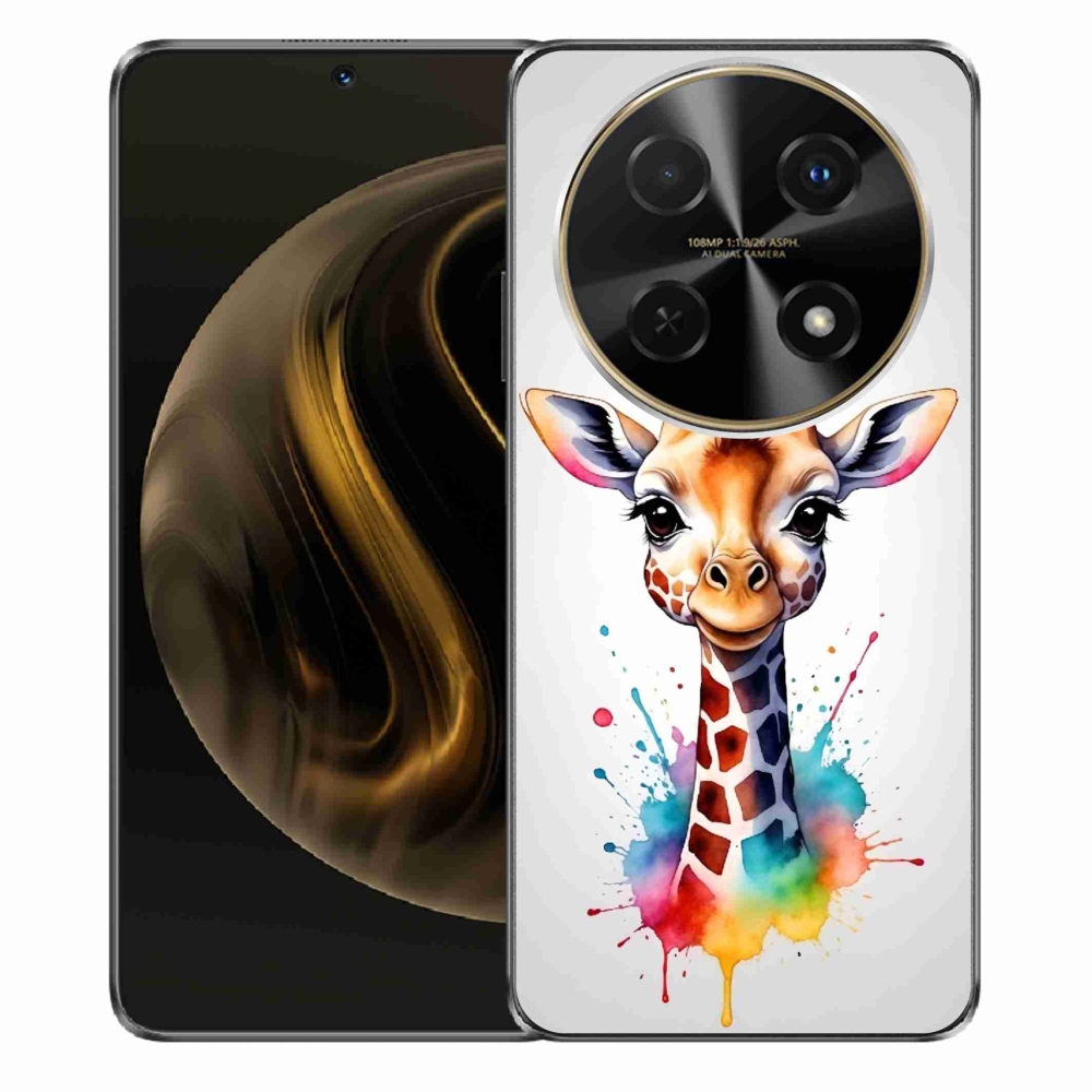 Gelový kryt mmCase na Huawei Nova 12i - žirafa 1