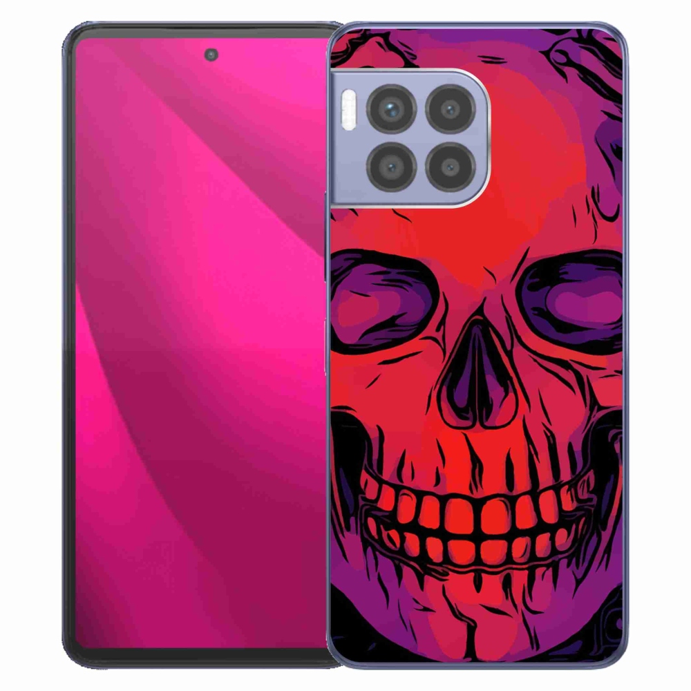Gelový kryt mmCase na T-Mobile T Phone 2 Pro - lebka