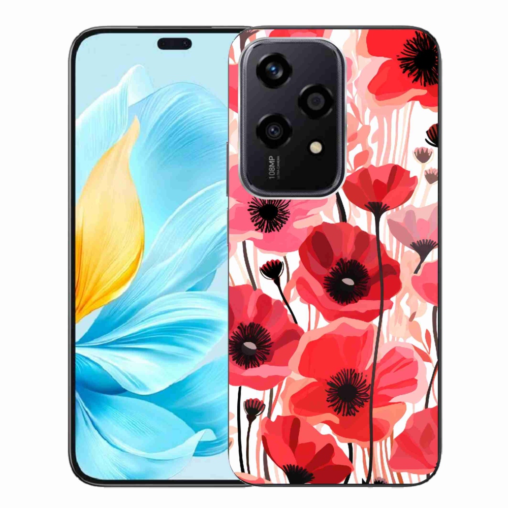 Gelový kryt mmCase na Honor 200 Lite 5G - vlčí mák 1