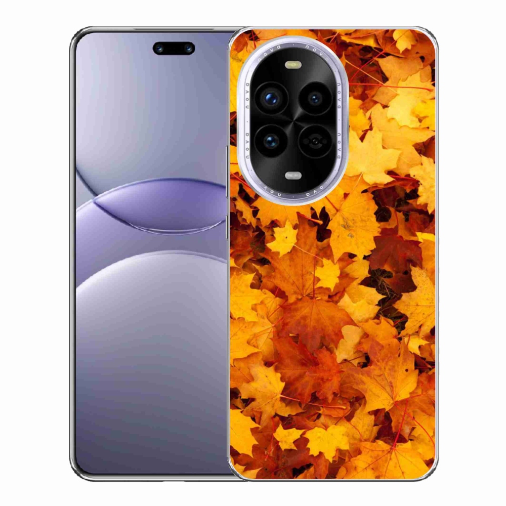Gelový kryt mmCase na Huawei Nova 13 Pro 5G - javorové listy
