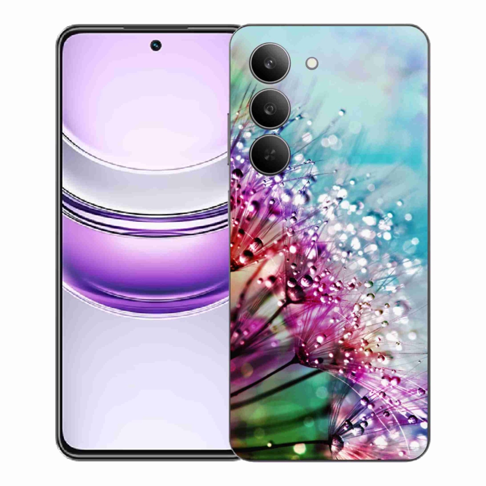 Gelový kryt mmCase na Realme 14x 5G - barevné květy