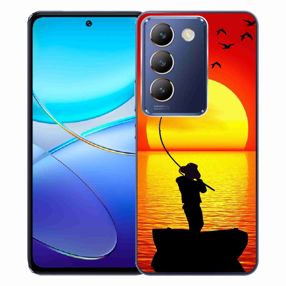 Gelový kryt mmCase na Vivo V40 SE 4G/5G - rybaření