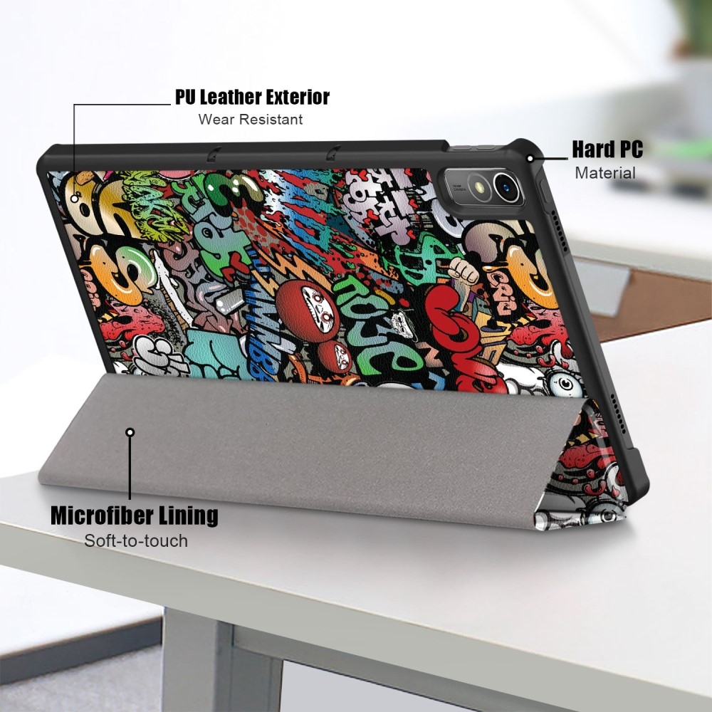 Patte chytré zavírací pouzdro na Lenovo Tab P11 (2. Gen) - graffiti