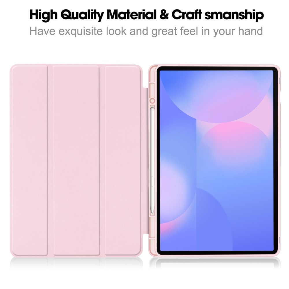 Cases chytré zavírací pouzdro na Samsung Galaxy Tab S10 FE+ - růžové
