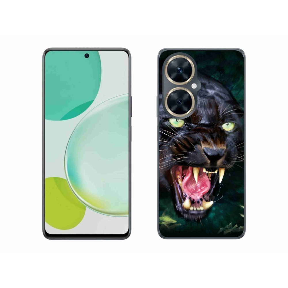 Gelový kryt mmCase na Huawei Nova 11i - rozzuřený černý panter