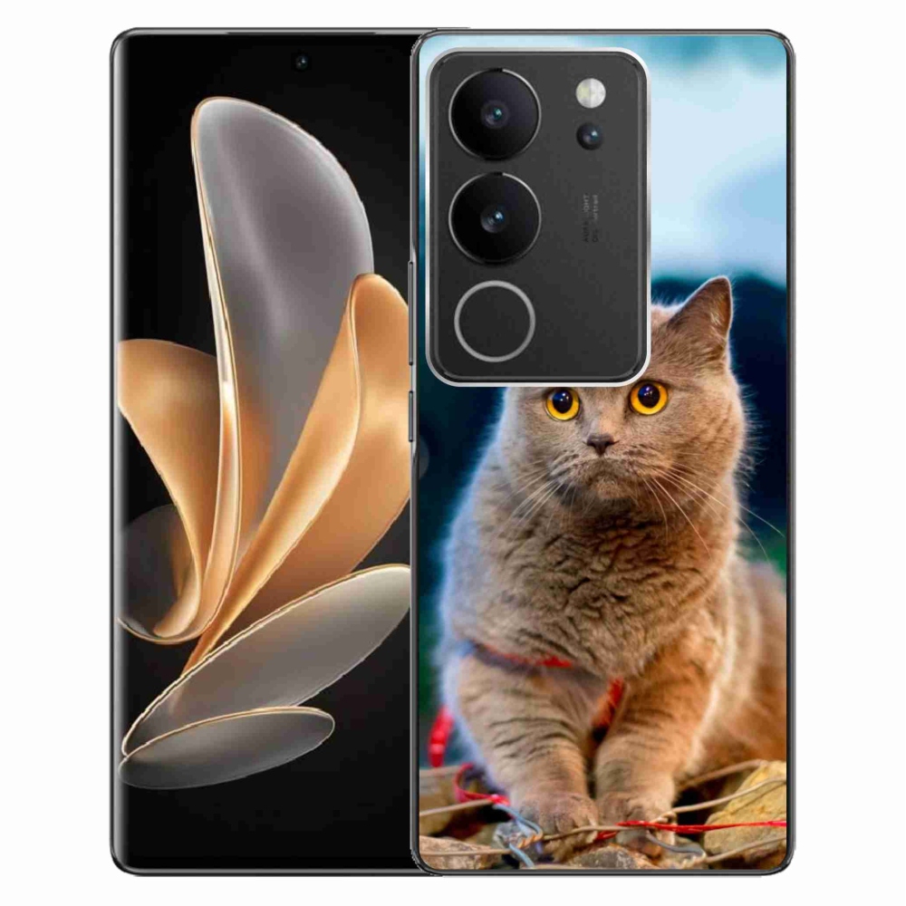 Gelový kryt mmCase na Vivo V29 5G - britská modrá 2