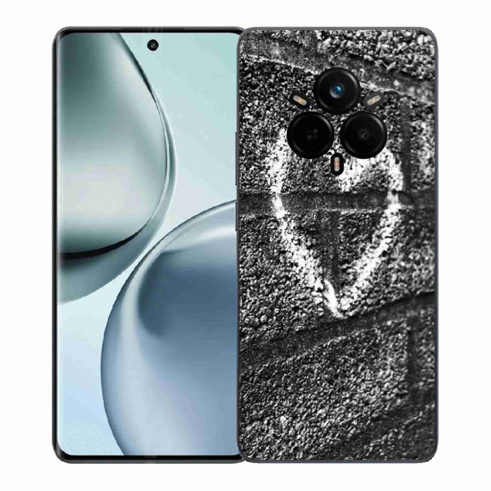 Gelový kryt mmCase na Realme 14 Pro+ 5G - srdce na zdi