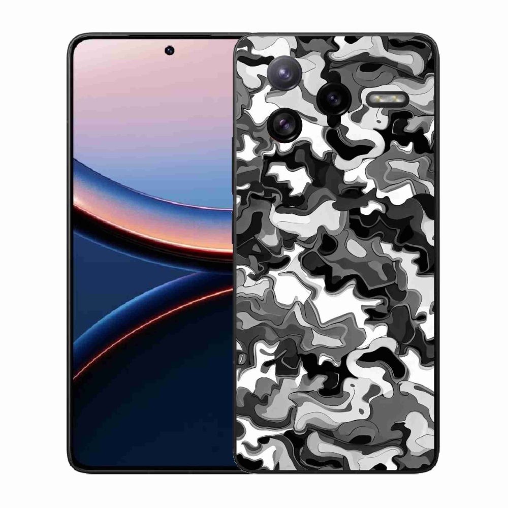 Gelový kryt mmCase na Xiaomi Poco F7 Ultra - maskáčový vzor 3
