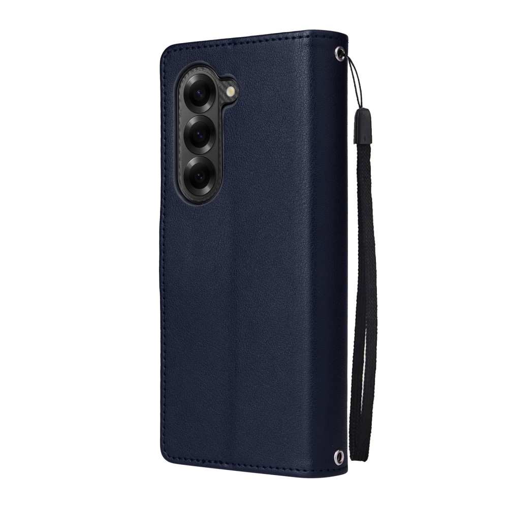 Wallet knížkové pouzdro na Samsung Galaxy Z Fold6 5G - modré
