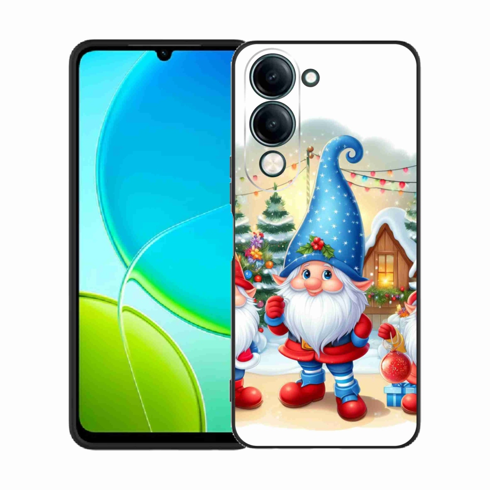 Gelový kryt mmCase na Vivo Y29s 5G - vánoční skřítci