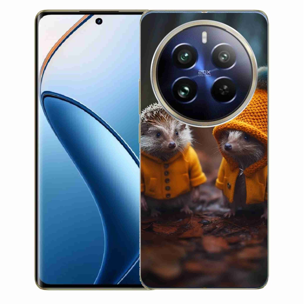 Gelový kryt mmCase na Realme 12 Pro 5G/12 Pro+ 5G - ježci