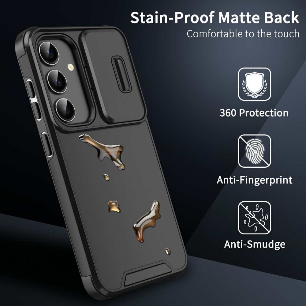 Camshield odolný kryt na Samsung Galaxy S25+ - černý
