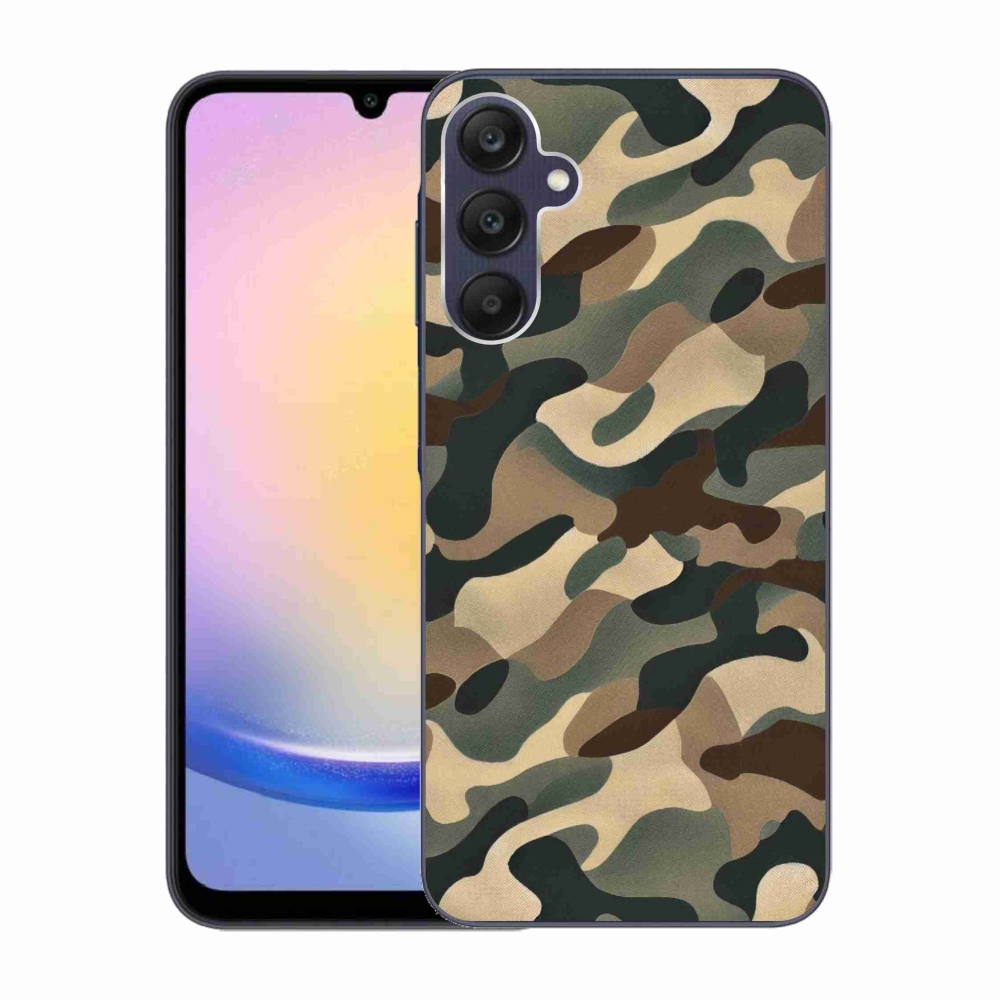 Gelový kryt mmCase na Samsung Galaxy A25 5G - maskáčový vzor 11