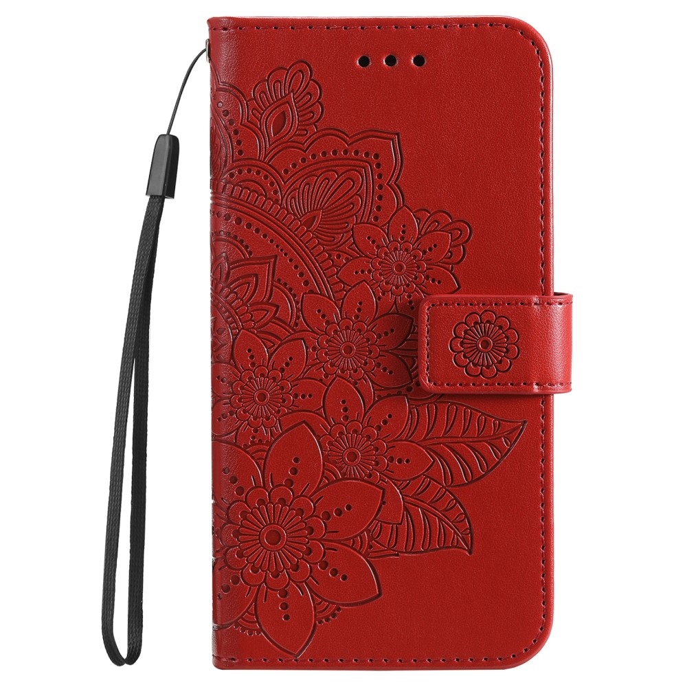 Mandala knížkové pouzdro na Huawei Nova 12 SE - červené