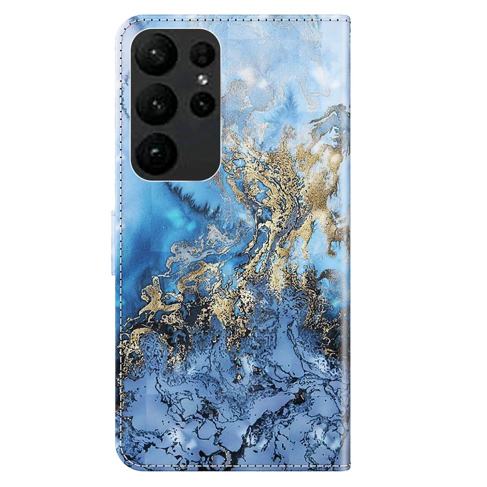 Print knížkové pouzdro na Samsung Galaxy S24 Ultra - abstraktní vzor