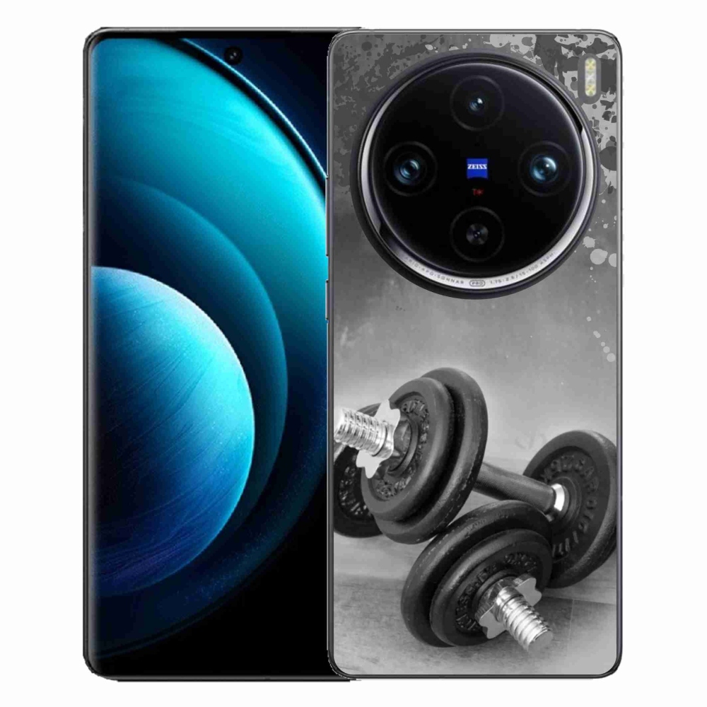 Gelový kryt mmCase na Vivo X100 Pro 5G - činky 1