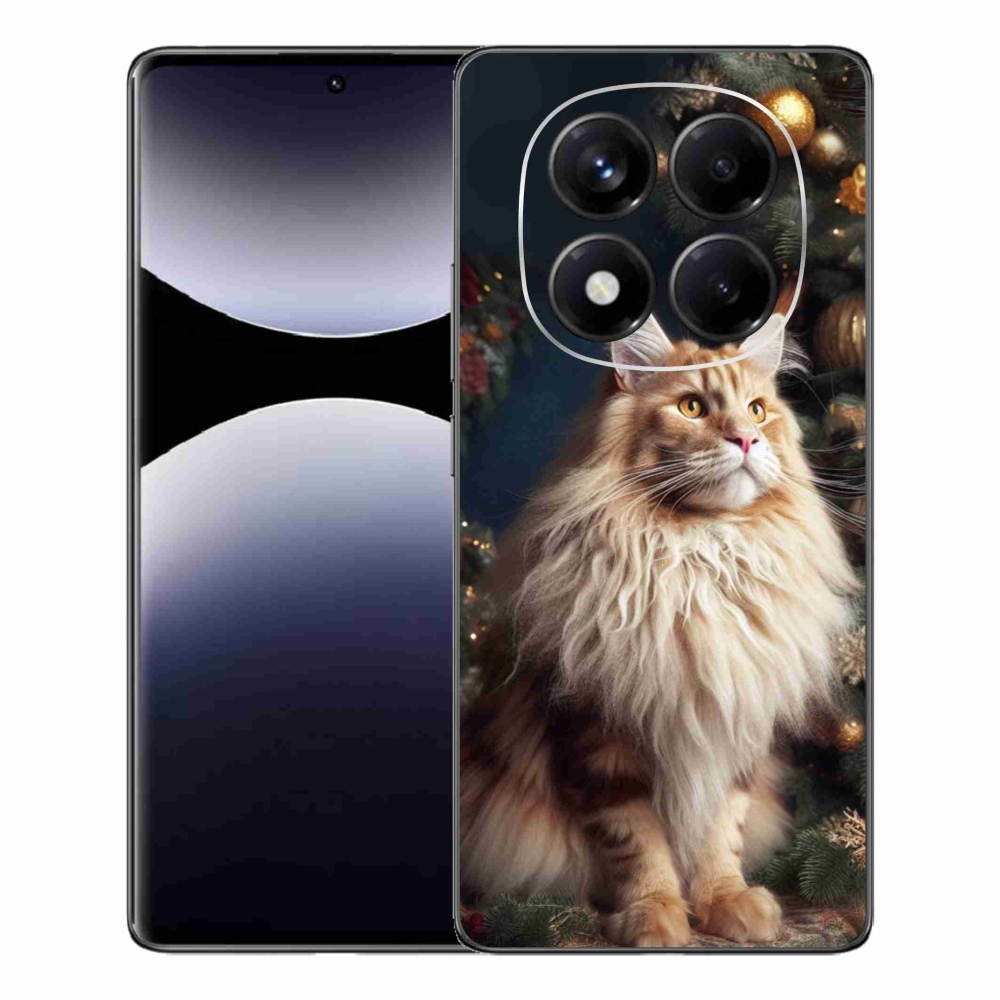 Gelový kryt mmCase na Xiaomi Redmi Note 14 Pro - kočka u stromku