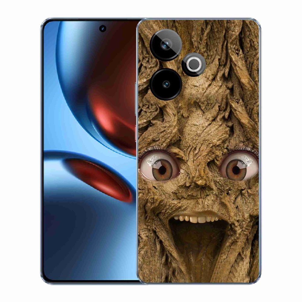 Gelový kryt mmCase na Realme GT 7 5G/GT 7T 5G - veselý strom s očima