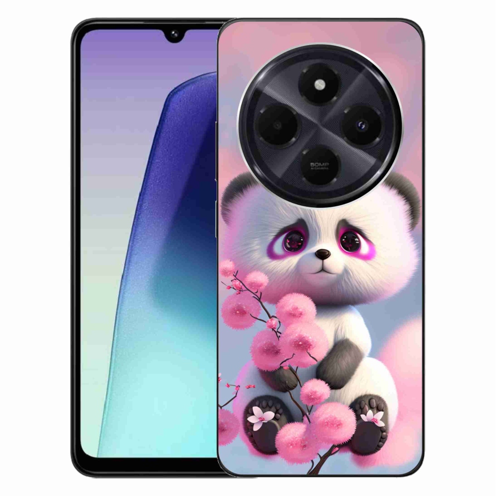Gelový kryt mmCase na Xiaomi Redmi 14C/Poco C75 - roztomilá panda 1