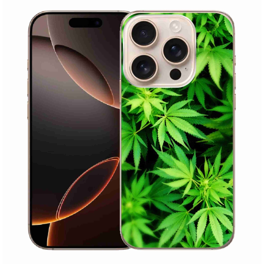 Gelový kryt mmCase na iPhone 16 Pro Max - konopí 3
