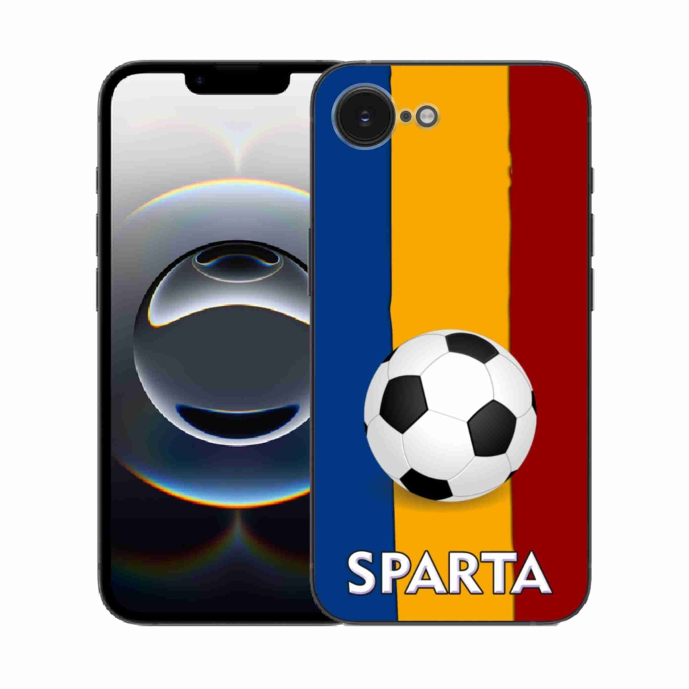 Gelový kryt mmCase na iPhone 16e - fotbal 1