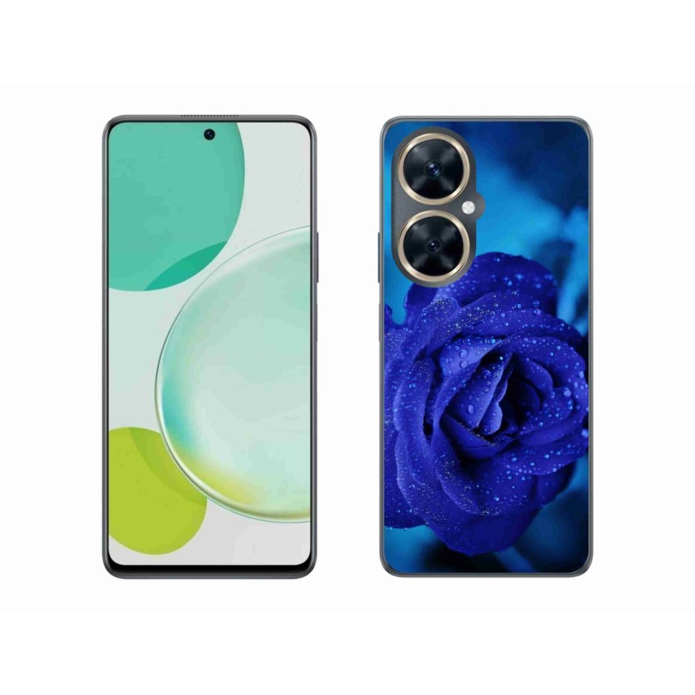 Gelový obal mmCase na Huawei Nova 11i - modrá růže