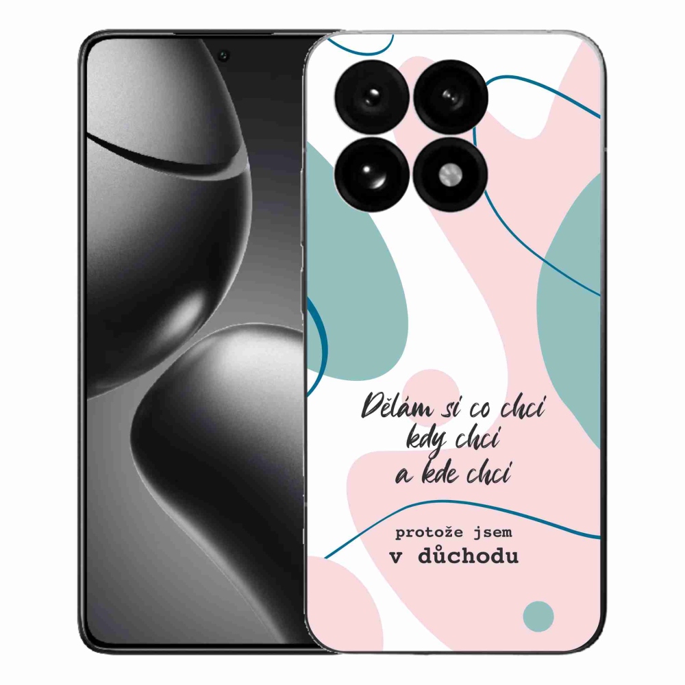 Gelový kryt mmCase na Xiaomi 15T - vtipný text 10 bílé pozadí