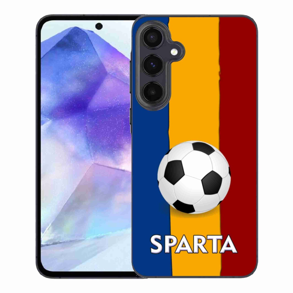 Gelový kryt mmCase na Samsung Galaxy A55 5G - fotbal 1