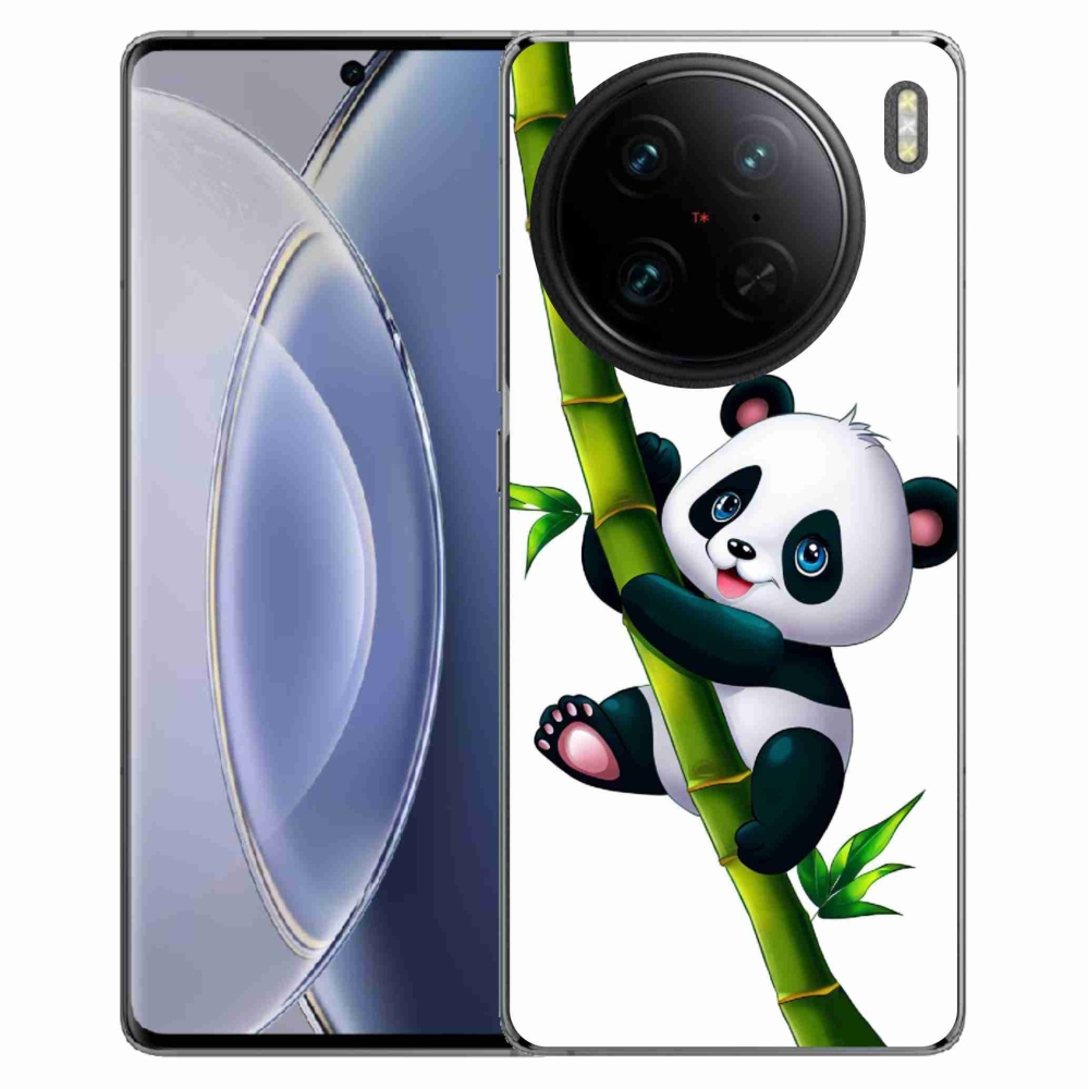 Gelový kryt mmCase na Vivo X90 Pro - panda na bambusu