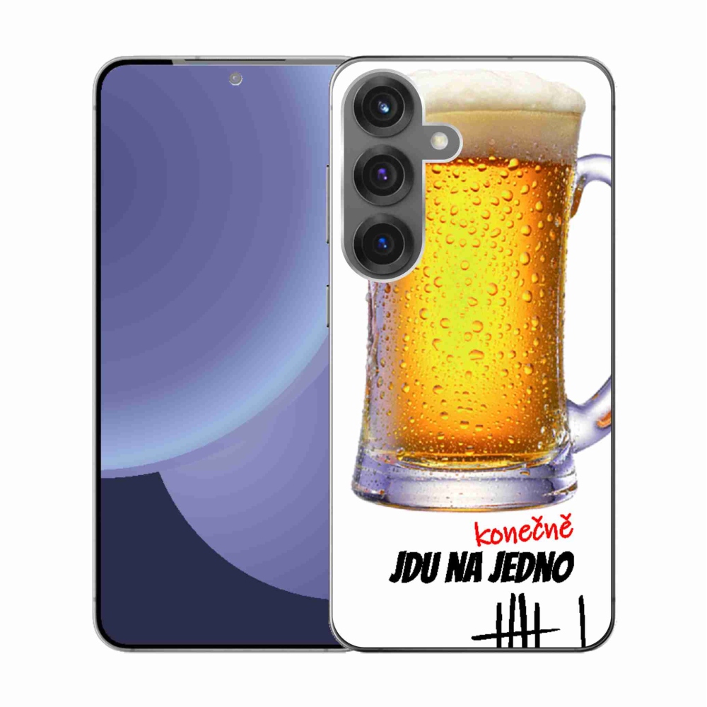 Gelový kryt mmCase na Samsung Galaxy S25 - jdu na jedno