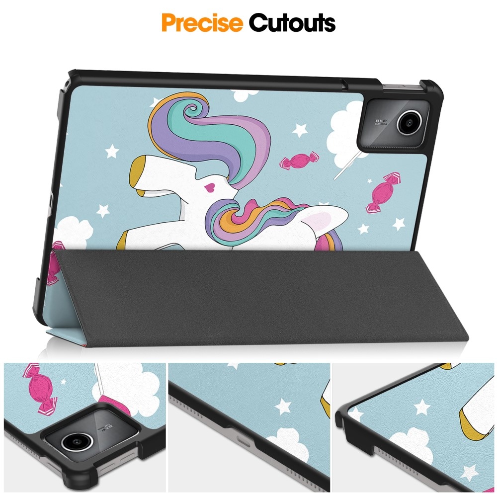 Print chytré zavírací pouzdro na Lenovo Tab M11/Tab K11 - jednorožec