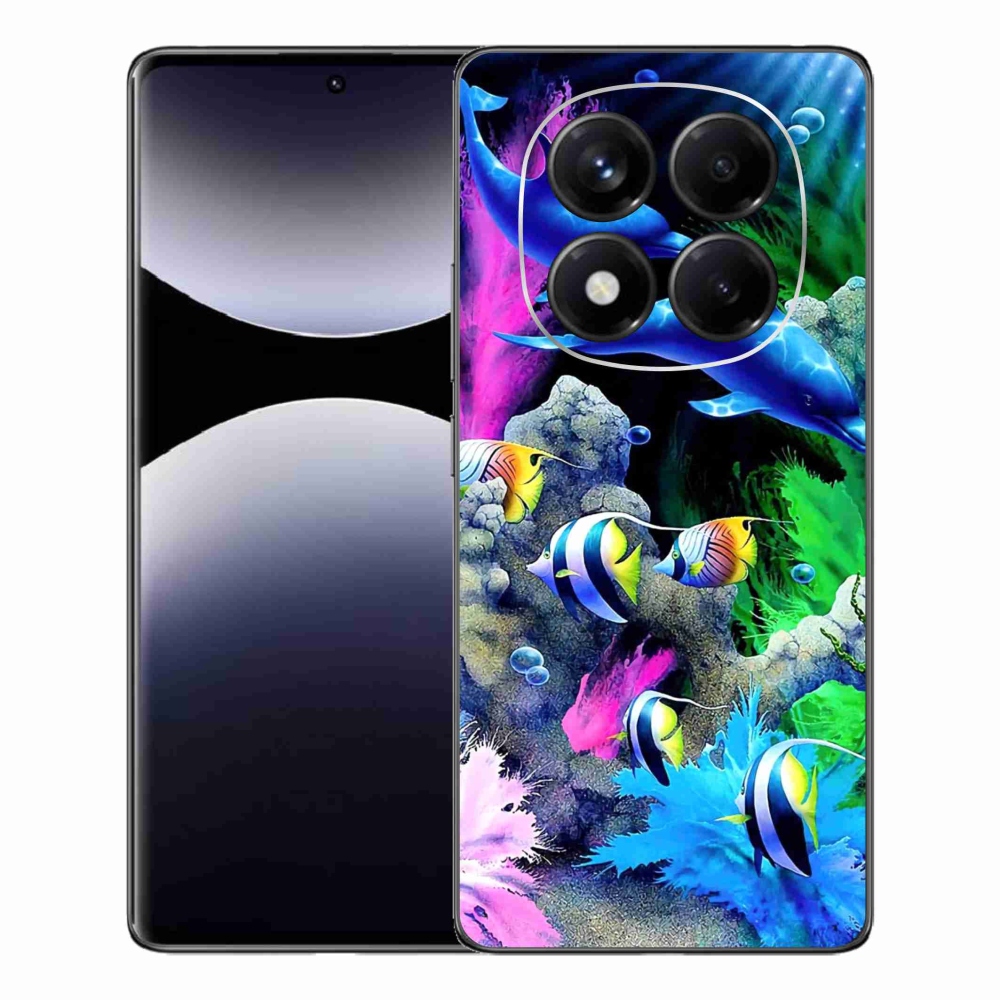Gelový kryt mmCase na Xiaomi Redmi Note 14 Pro - mořský svět