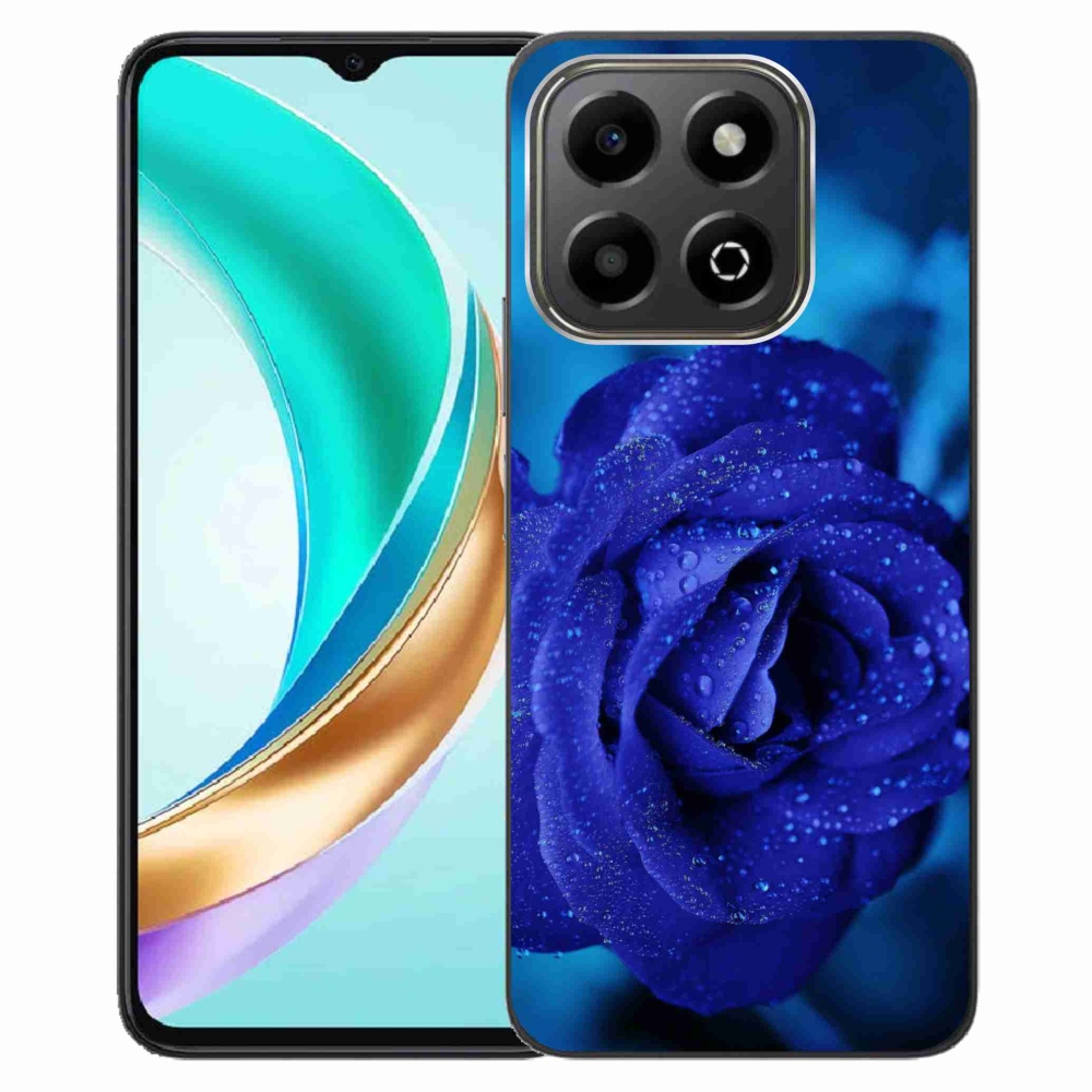 Gelový kryt mmCase na Honor X6b - modrá růže