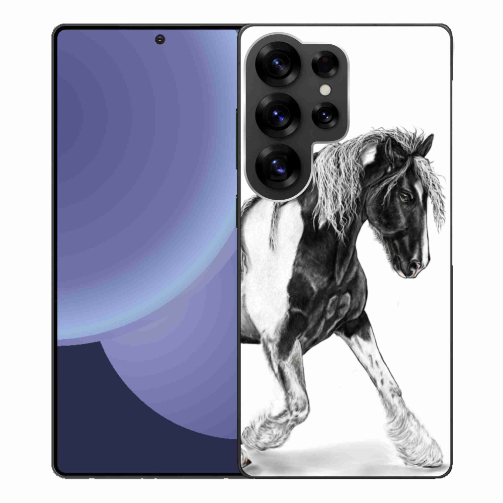 Gelový kryt mmCase na Samsung Galaxy S25 Ultra - kůň