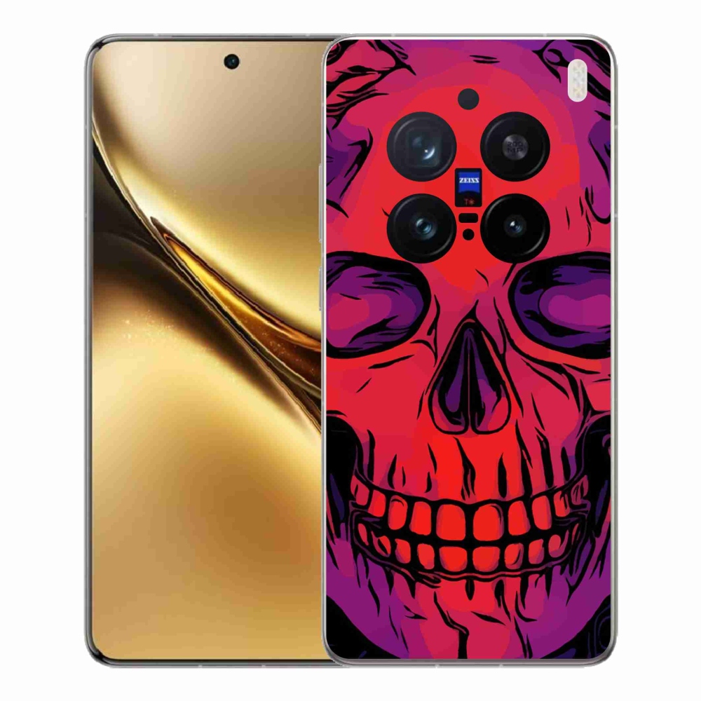 Gelový kryt mmCase na Vivo X200 Pro 5G - lebka