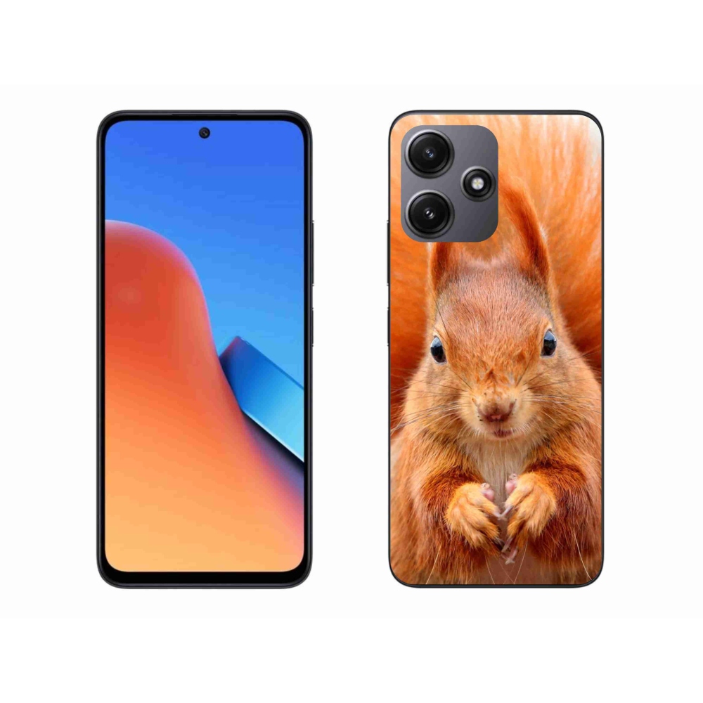 Gelový kryt mmCase na Xiaomi Redmi 12 5G - veverka
