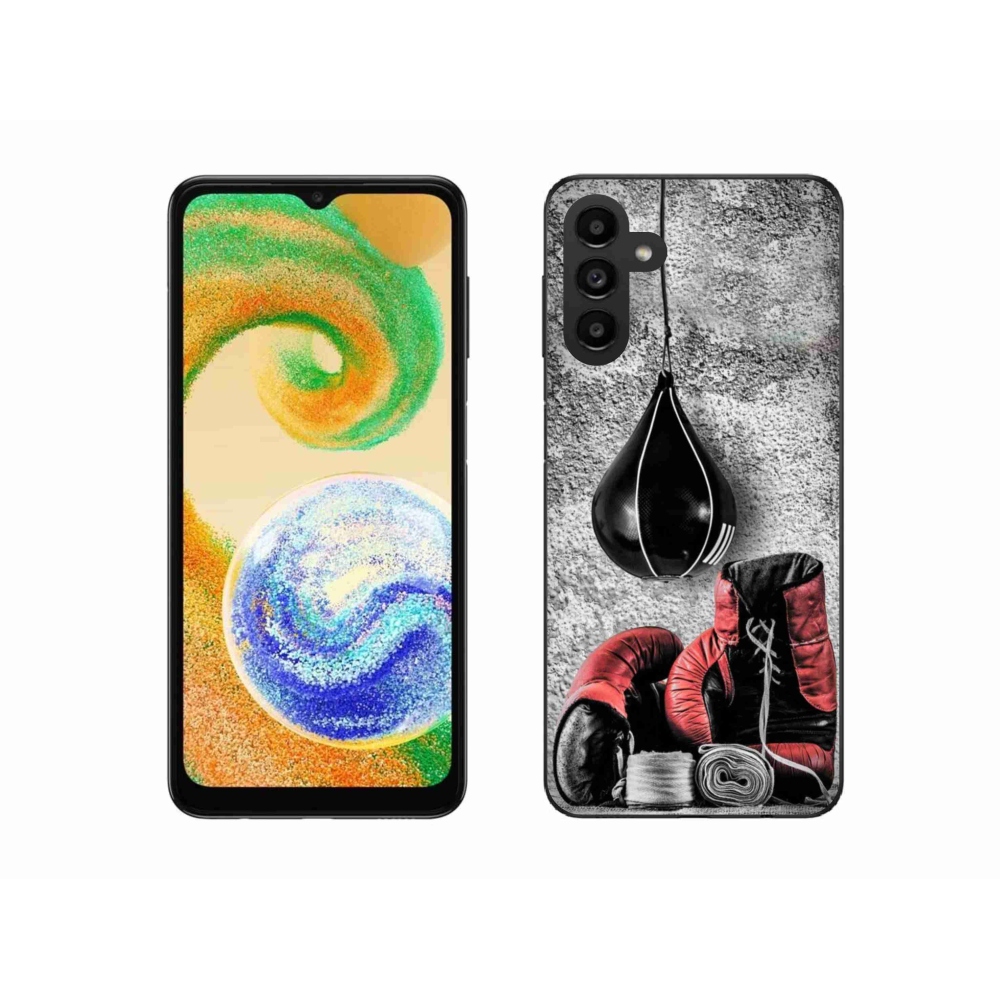 Gelový kryt mmCase na Samsung Galaxy A04s (164.7x76.7x9.1mm) - boxovací pytel a rukavice