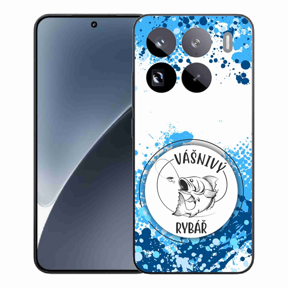 Gelový kryt mmCase na Xiaomi 15 Pro - vášnivý rybář bílé pozadí