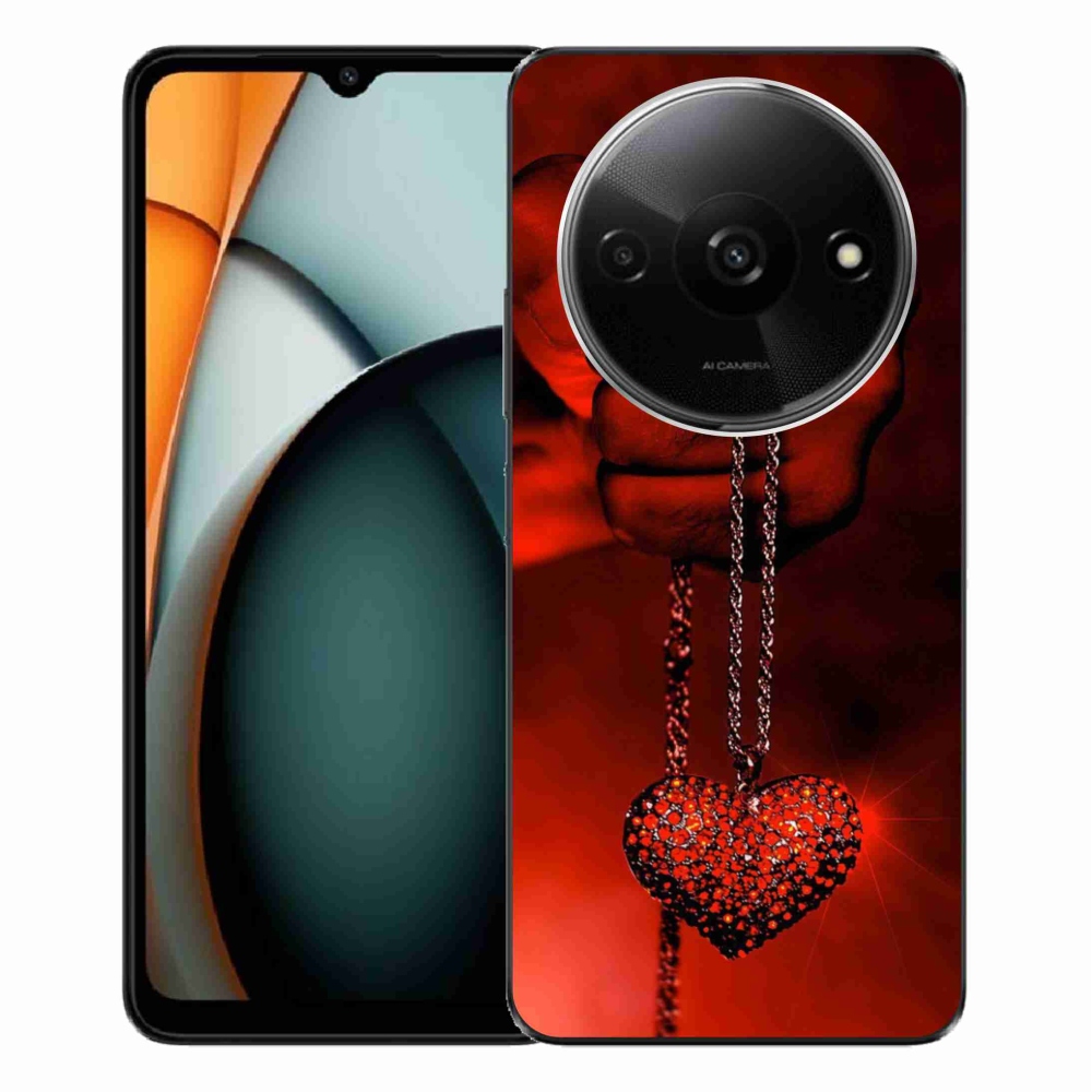 Gelový kryt mmCase na Xiaomi Redmi A3 - náhrdelník