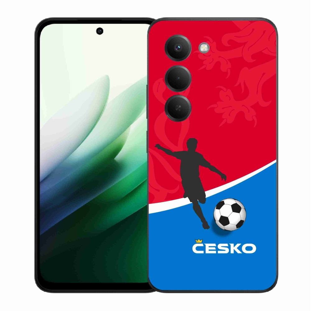 Gelový kryt mmCase na Xiaomi Redmi 15 5G (169mm) - fotbal Česko