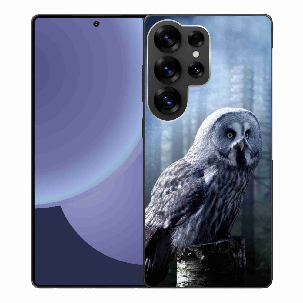 Gelový kryt mmCase na Samsung Galaxy S25 Ultra - sova