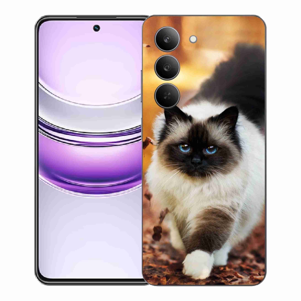 Gelový kryt mmCase na Realme 14x 5G - kočka