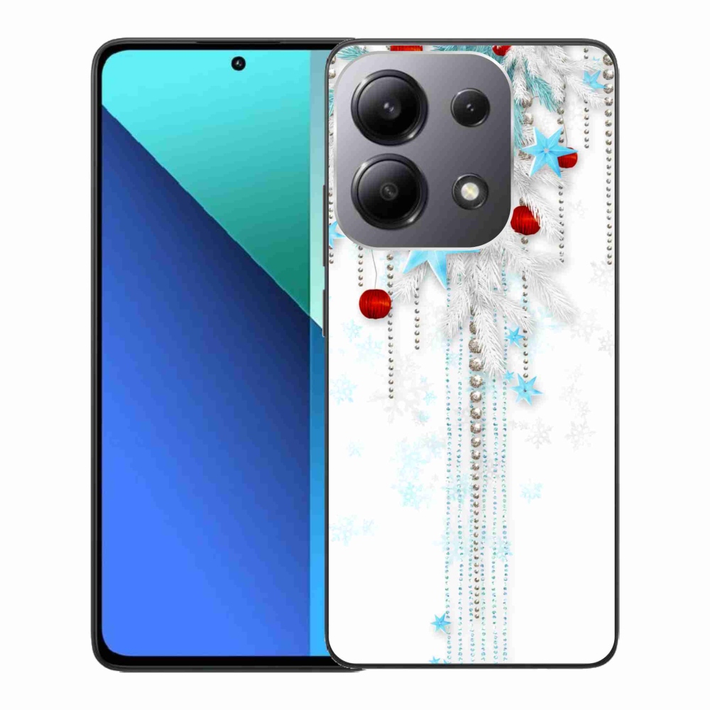 Gelový kryt mmCase na Xiaomi Redmi Note 13 - vánoční ozdoby