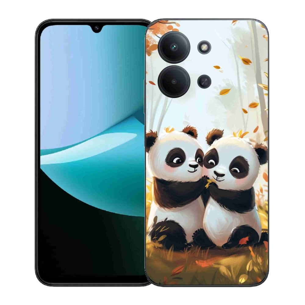 Gelový kryt mmCase na Xiaomi Redmi 15C 4G (171mm)/Poco C85 4G (171mm) - pandy