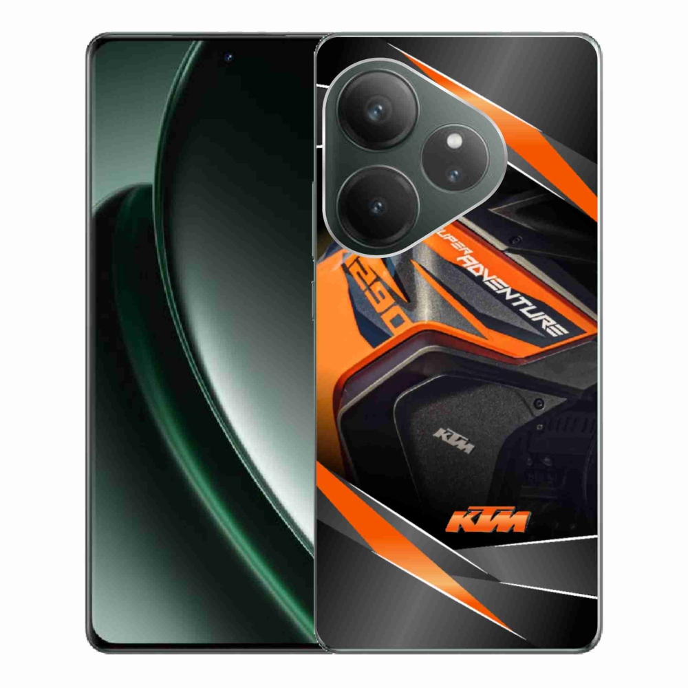 Gelový kryt mmCase na Realme GT 6 5G/GT 6T 5G - motorka ktm