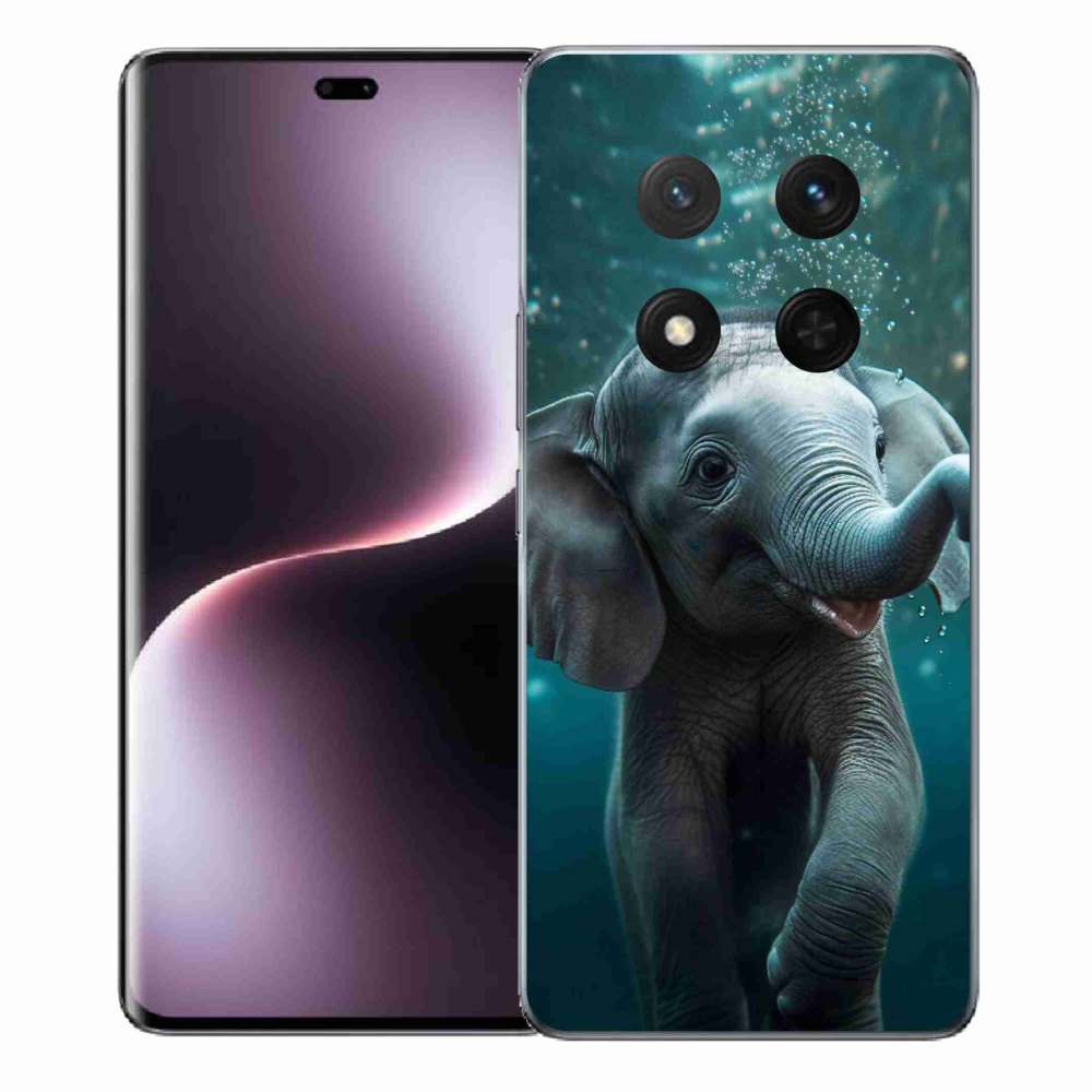 Gelový kryt mmCase na Honor Magic 7 Lite 5G - slůně pod vodou