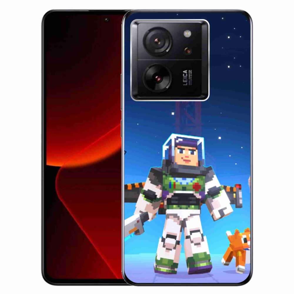 Gelový kryt mmCase na Xiaomi 13T/13T Pro - minecraft 2